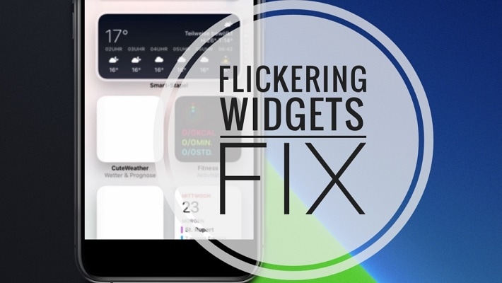 Fix flickering widgets in iOS 14